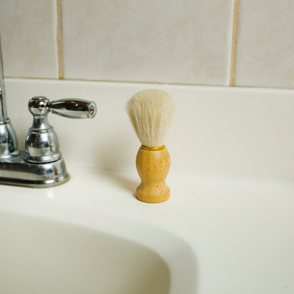 Bamboo Shaving Bowl & Brush Set